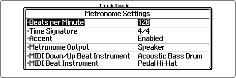 time signature metronome